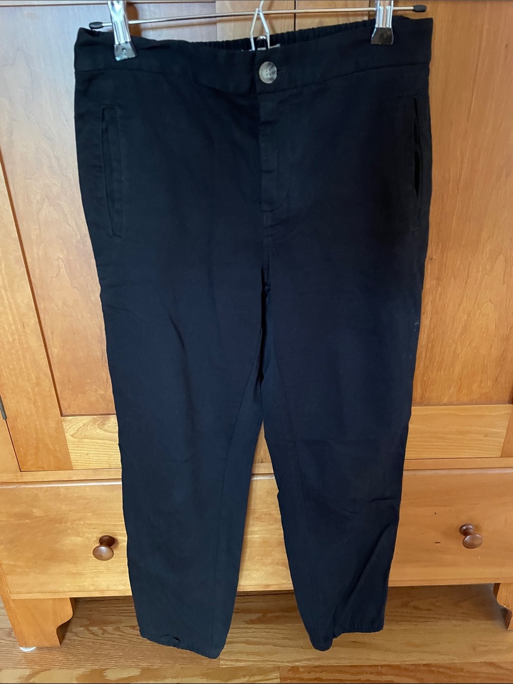 Lou & Grey Black Elastic Waist Joggers